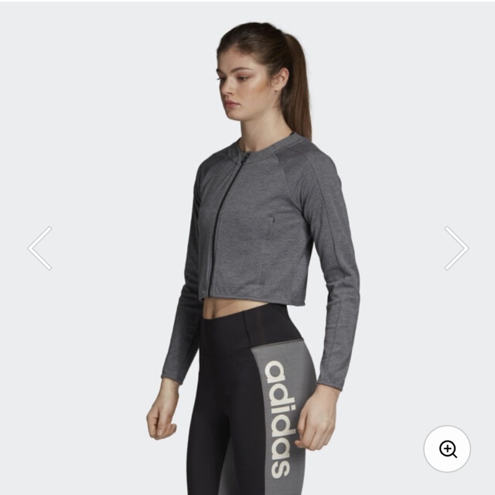 Adidas Design 2 Move Cropped Track Jacket